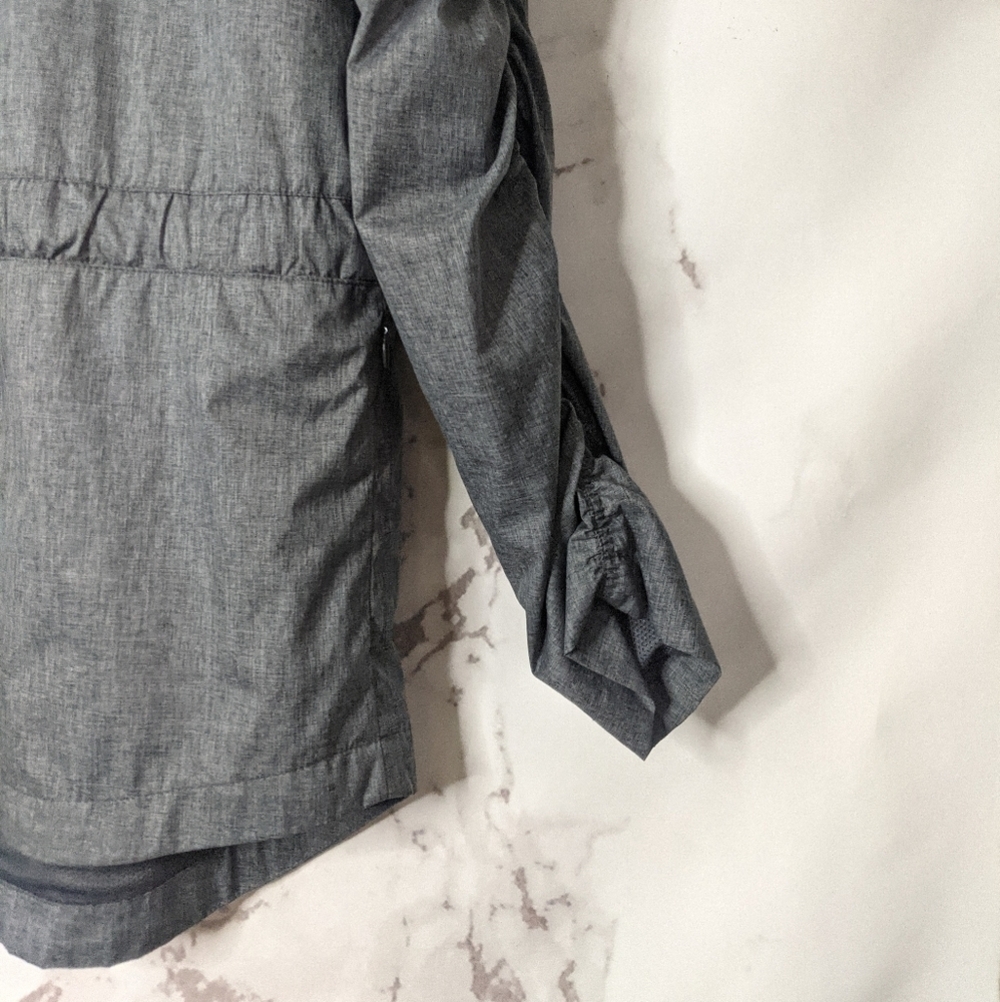 Fabletics Danielle Gray Packable Windbreaker / Ra… - image 4